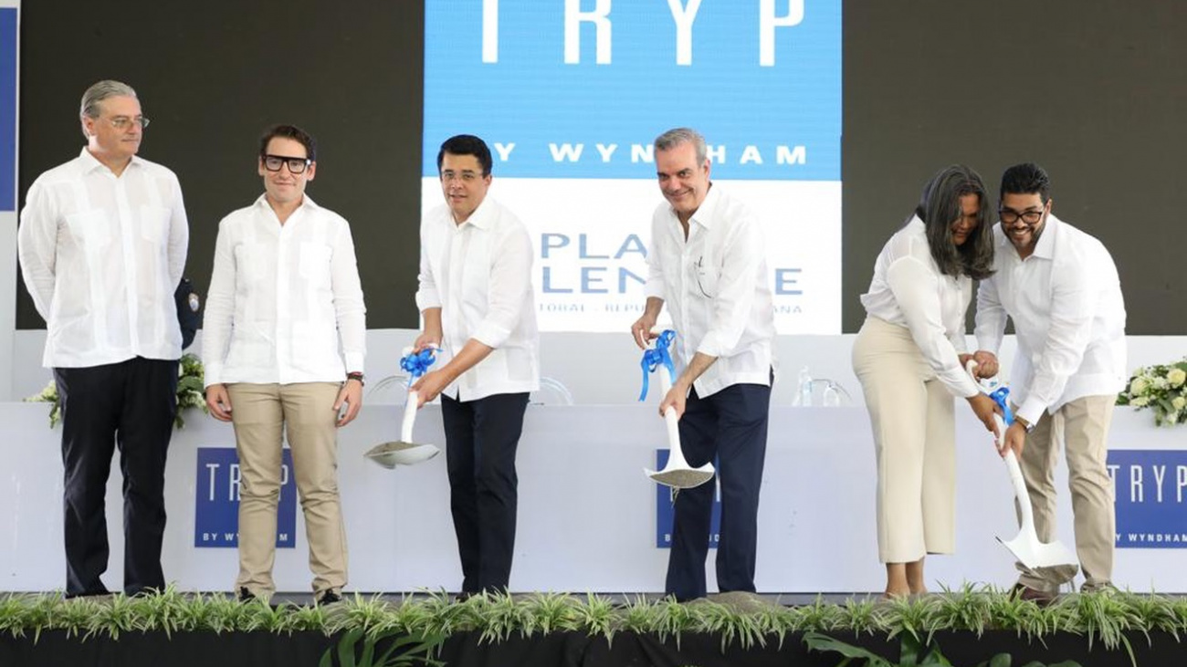 Abinader encabeza lanzamiento de Tryp by Wyndham Playa Palenque
