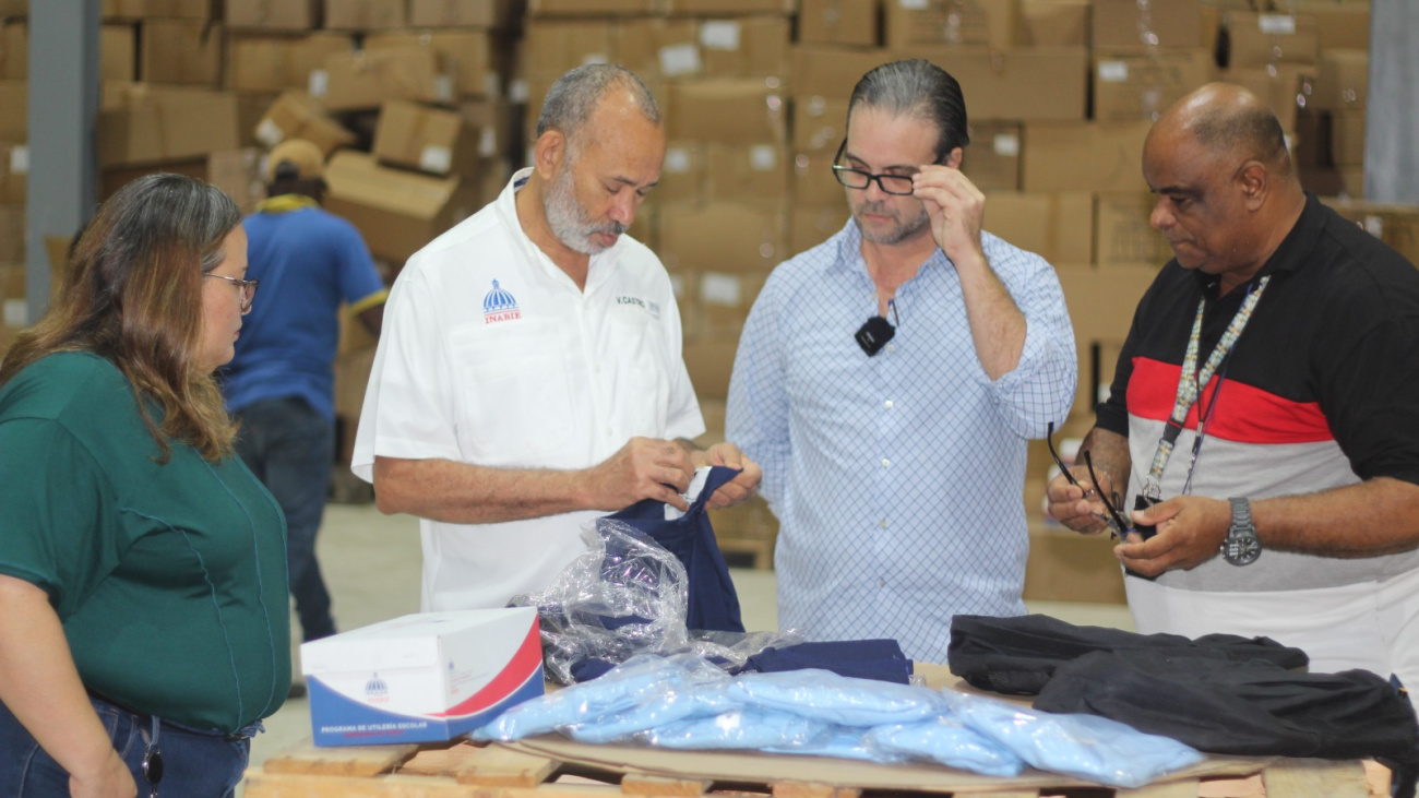 El Inabie ha almacenado más de 7.8 millones de insumos de utilería para los kits escolares del próximo año lectivo