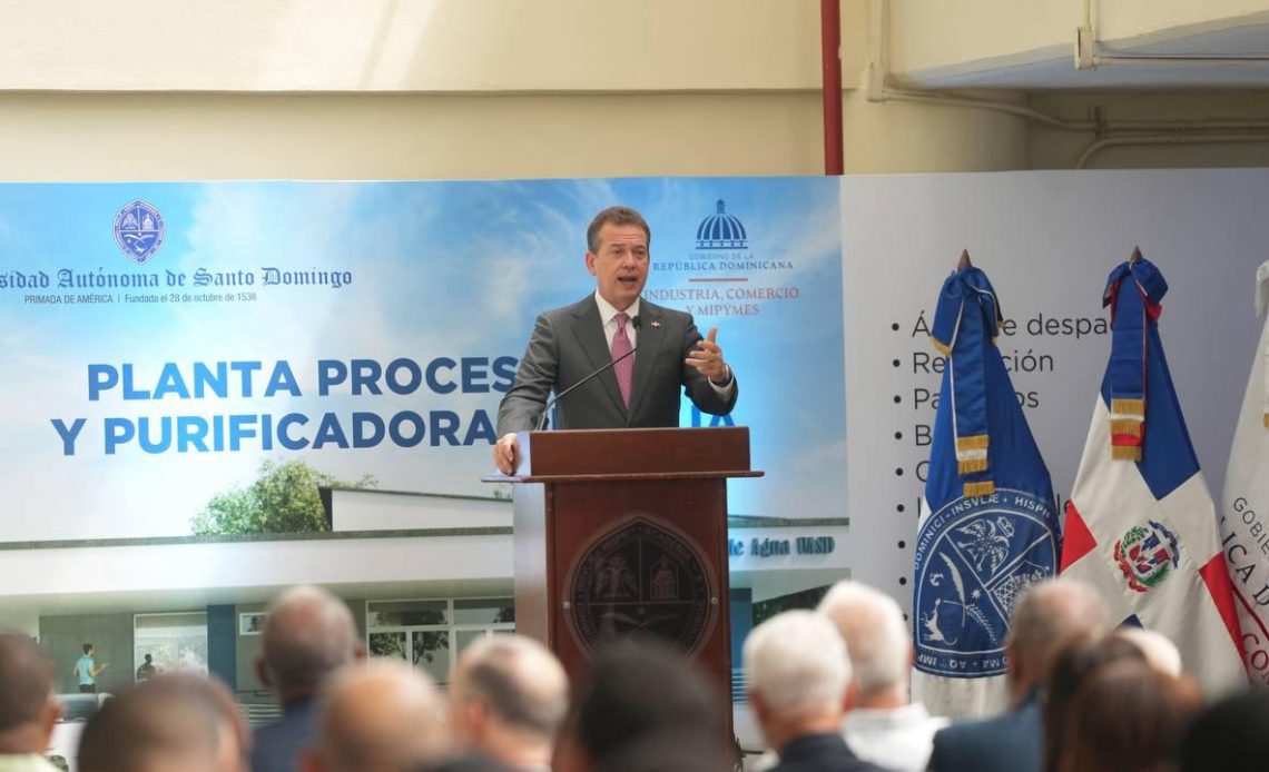 Inician obras para planta de agua en la UASD